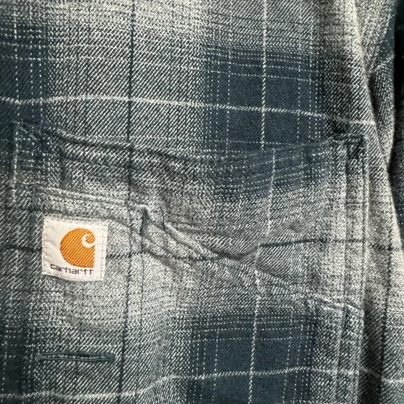 Carhartt Flannel Button Up‎ Shirt, Size XL - Picture 3 of 6